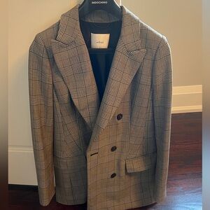 Wilfred Gray Plaid Blazer